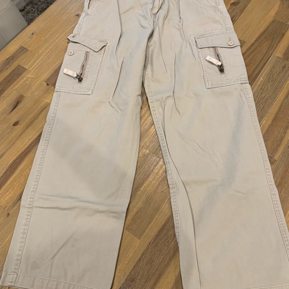 Khaki Expedition Cargo Pants sz 32